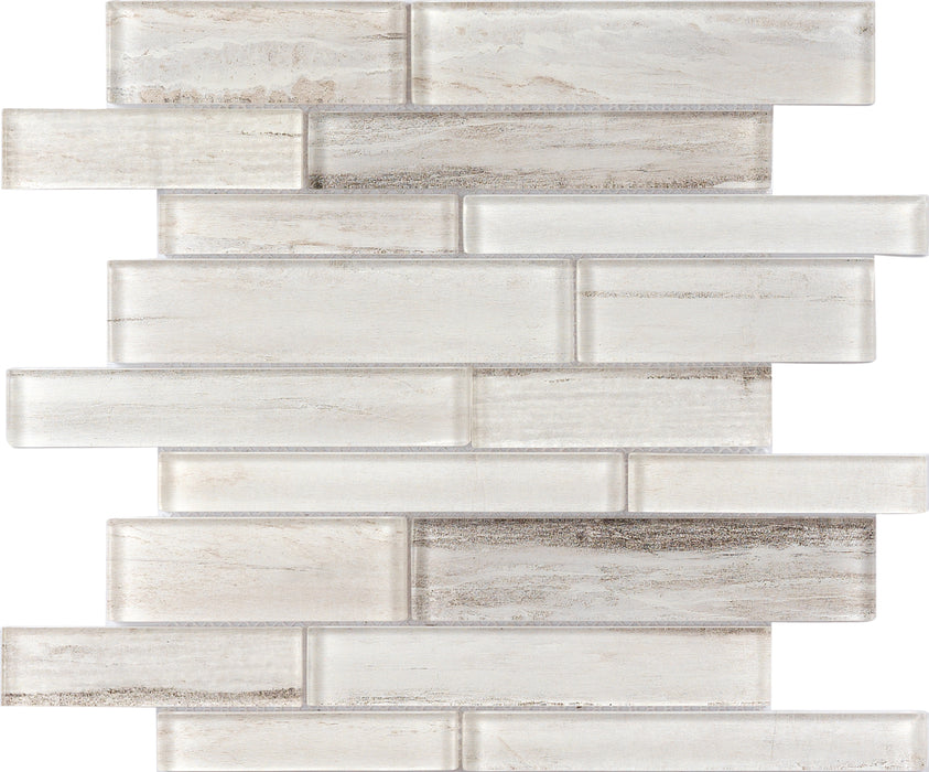 China Supplier White Marble Glass Tile Mosaic