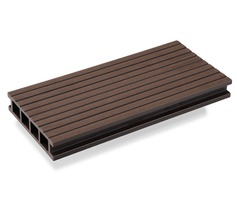 Customized Brushed Wood Plastic Easy Install Wpc Decking Composite Fireproof China
