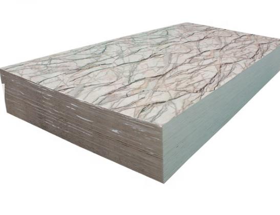 High quality high glossy pvc faux marble wall panels uv sheets