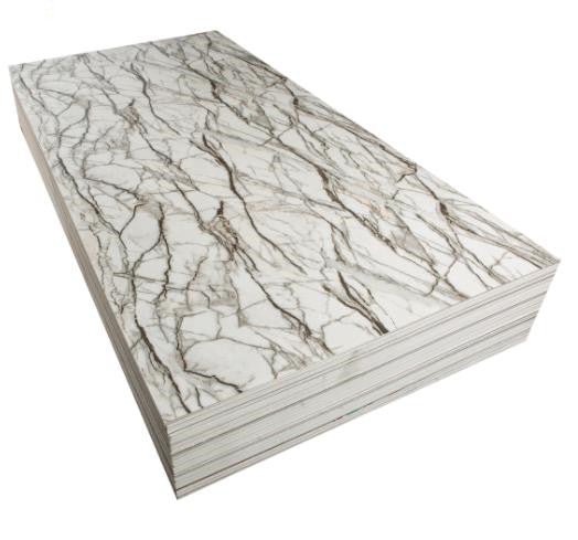 High glossy pvc marble sheet pvc edge banding for spc wall panel uv board