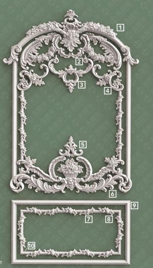 Good Price Superior Quality Popular Customization 3d Decorated Ceiling Moulding Compound Wall Mould