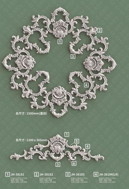 Promotional Top Quality Popular Architecture Concrete Wall Mould Decorative Ceiling Moulding