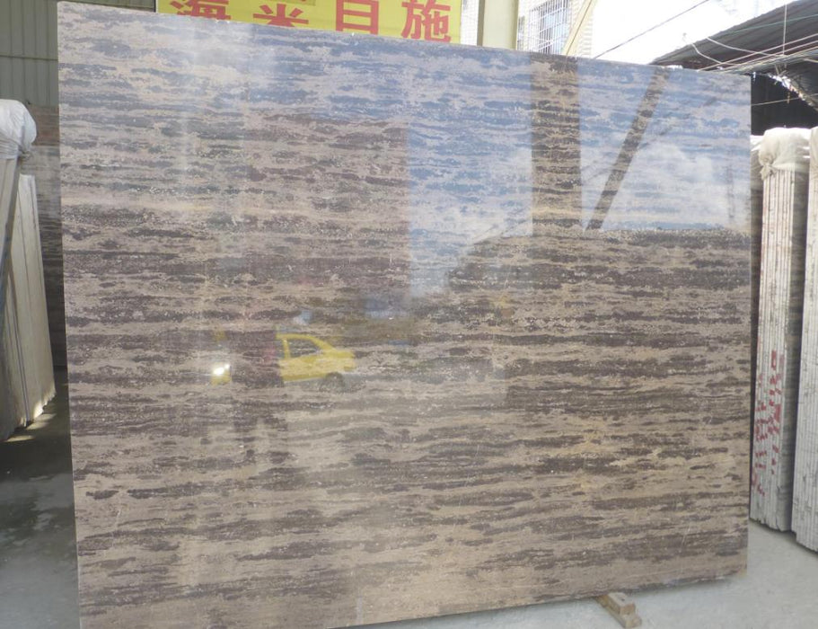 Imported Textured White Ash Large Slab Polished Surface Treated High-quality Man-made Slate
