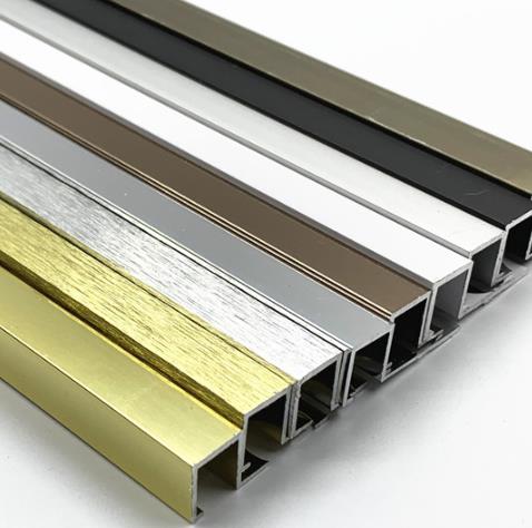 High Quality Decoration Material 10mm Aluminum Floor Tile Profile