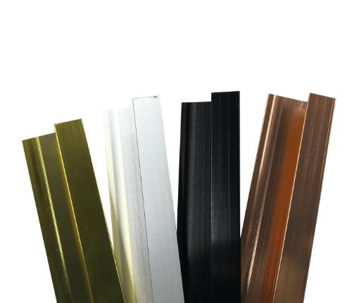 Beautiful and colorful high quality aluminum tile edge trim curved tile edging trim
