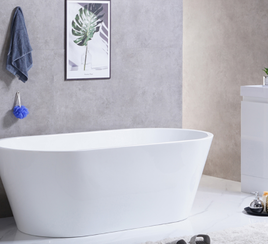 High Quality free stand oval shaped Acrylic chinese bathroom tubs freestanding bathtub with panel