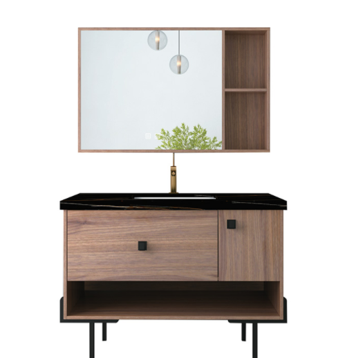 Customizable Modern Design Bathroom Sink Vanity Cabinet White Floor Standing Bathroom Cabinet