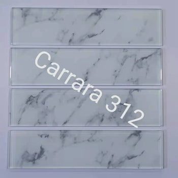 Carrara Grey  Glass Mosaic Tiles Italian In stock Mosaic Discount Wholesale