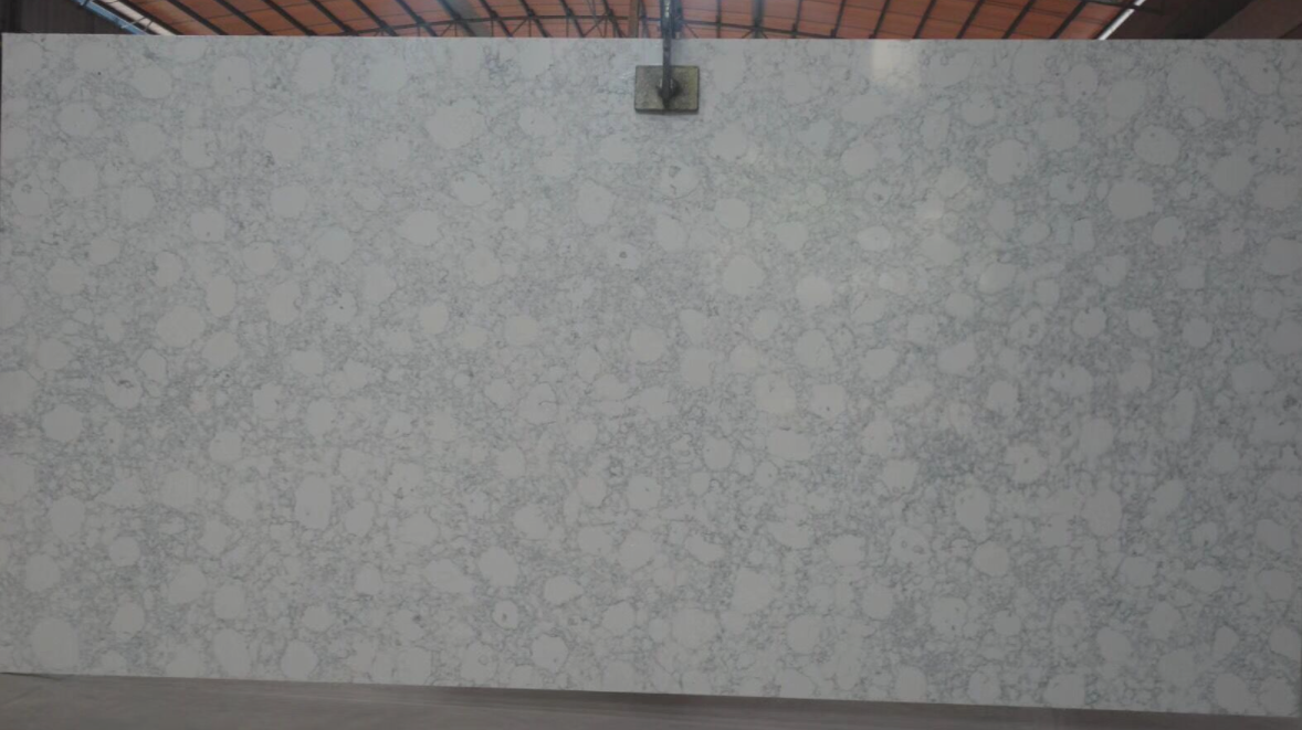Artificial marble solid surface slab for countertop