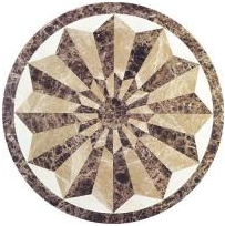 Cheap Handmade Natural Art Tile Round Shape Mosaic tile fireplace Stone picture Marble mosaic mural paintings