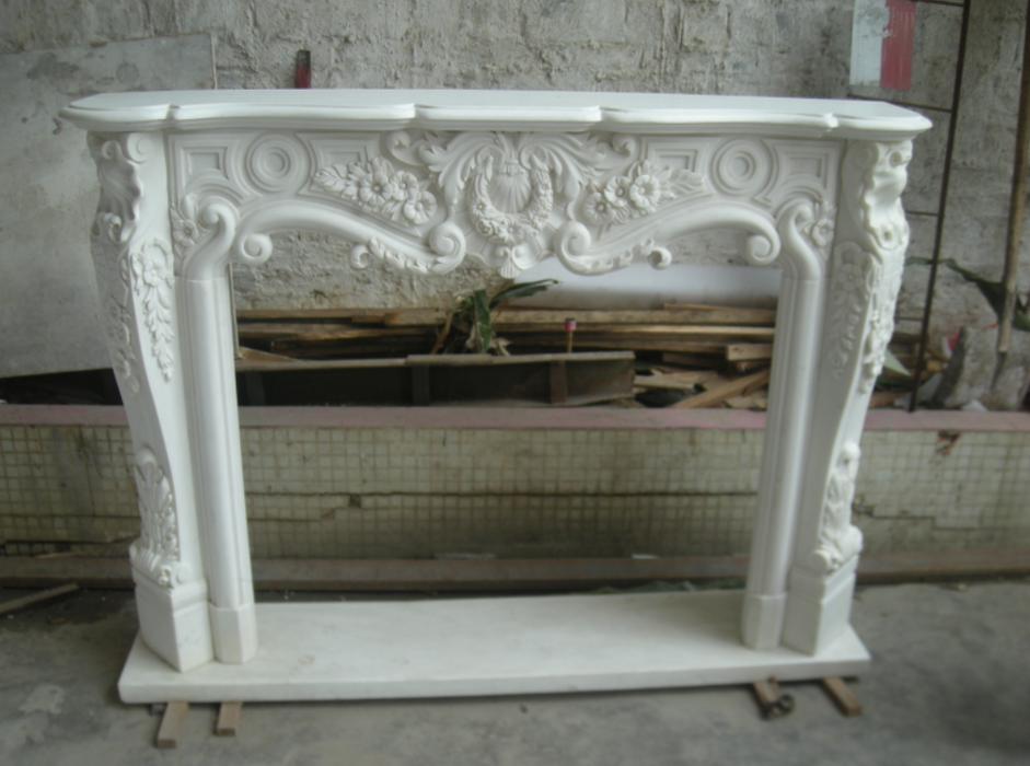 Customized Home Mantel Marble Fireplace Surround on Sale