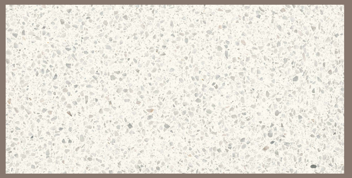High Grade Home Decoration White Polished Cement Terrazzo Floor Tiles