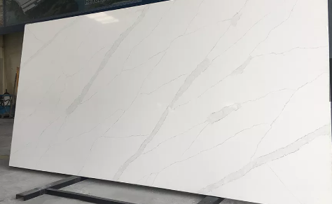Artificial Quartz Slab modern new kitchen countertop calacatta White Quartz Stone