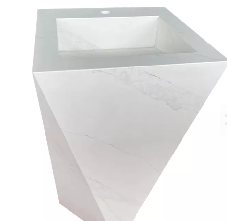 Cararra White Bianco Artificial Quartz Stone use for Kitchen Counter & Island top