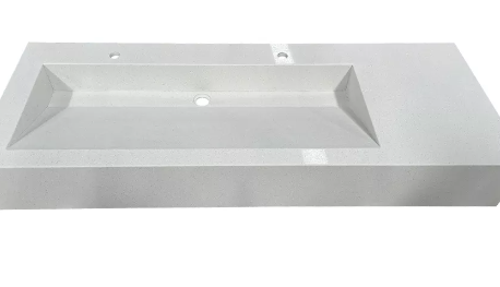 made in China Terrazzo Concrete Sink Bathroom Wash basin Outdoor Table Top Basin