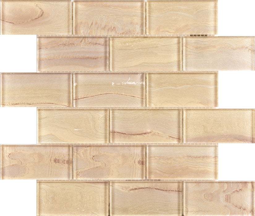 High standar Most Popular Hot Sale Beige Wood Grain Wall Mosaic