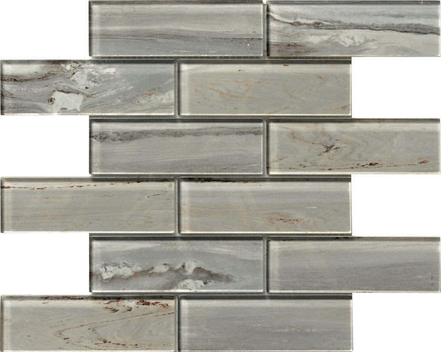 Commercial Building Material Commonly Used grey glass mosaic tile