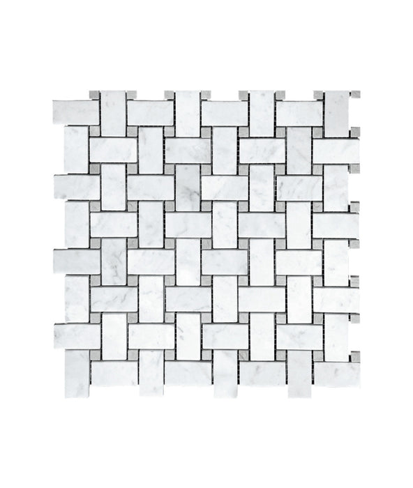 Best Quality Carrara White Fish Scale Marble Stone Backsplash Mosaic Tiles