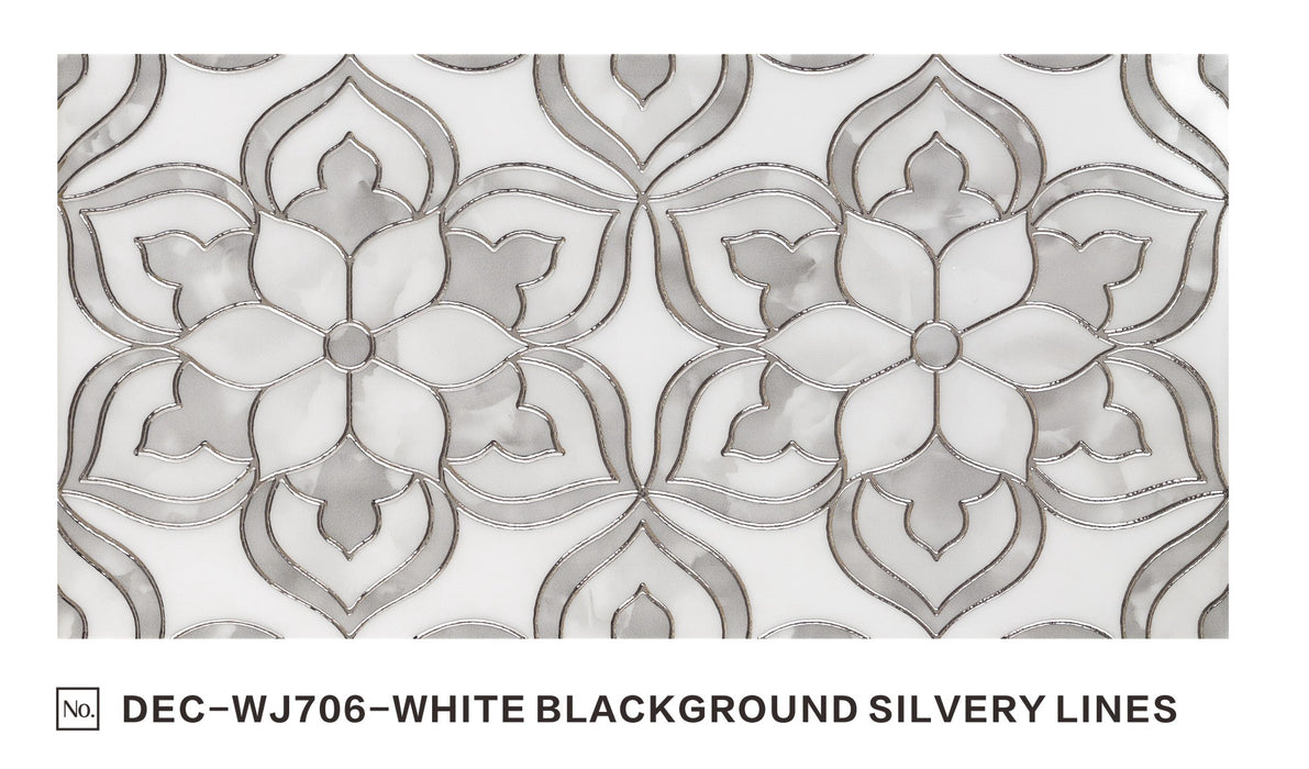 High Quality Cheap Mosaics Ceramic Waterjet Decorative Kitchen Wall Floor Decor Tile