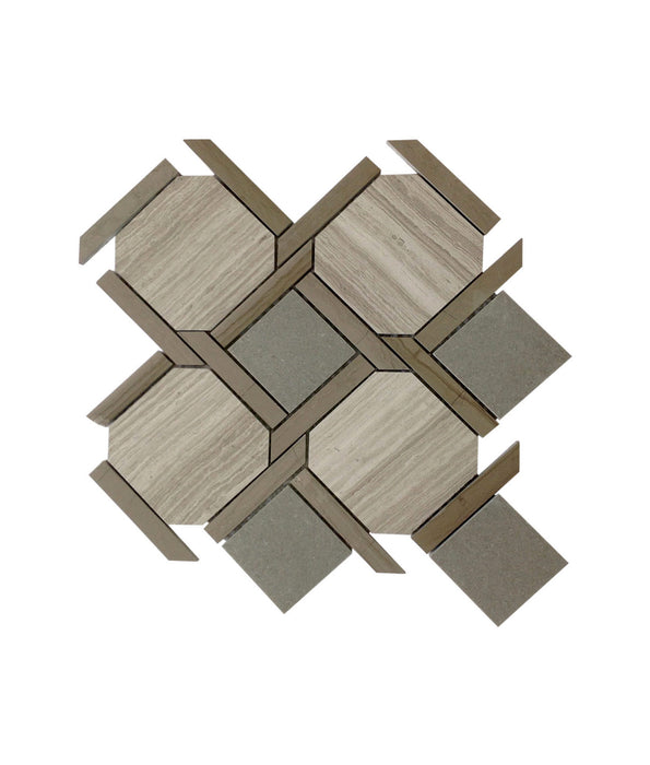 Irregular Wood Grain stone mosaic