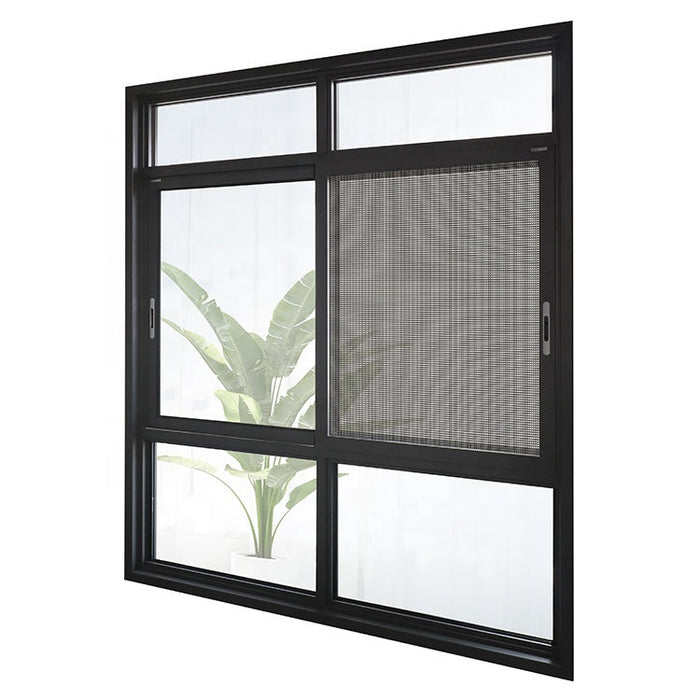 Top 10 supplier thermal break aluminum window  with double sliding windows glass
