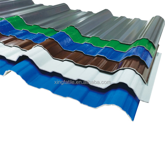 thermal insulation pvc roof tile pvc roof waterproof materials roofing sheet corrugated pvc for high plant factory