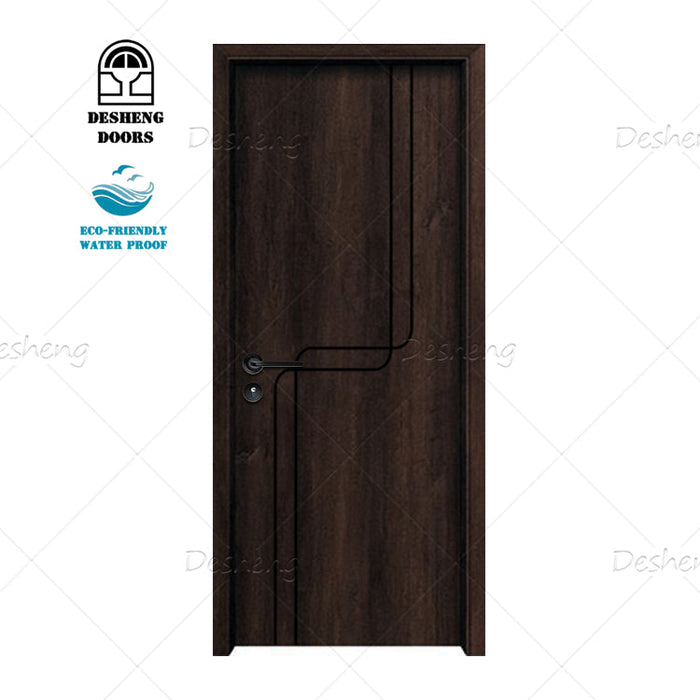 2022 New Design Best Price Wood Plastic Composite Interior Modern Design Indoor Door