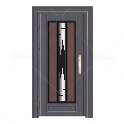 New Arrival Fancy Turkish Style Entrance External Steel Front Swing Security Houses Doors for Sale