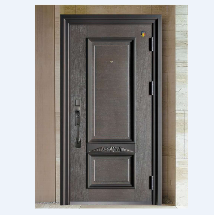 luxury Design Decorative Front Double Door Exterior Safety Door Main Entrance Door For Villa