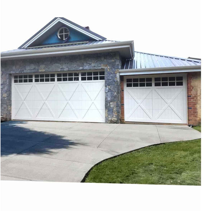 Modern Factory Price Roll up Motor Sectional Garag Automatic Electric Glass Clear Aluminum Garage Doors