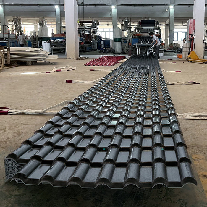 China factory wholesale villa telha de pvc plastic roof pvc spanish roof tiles asa pvc roof sheet