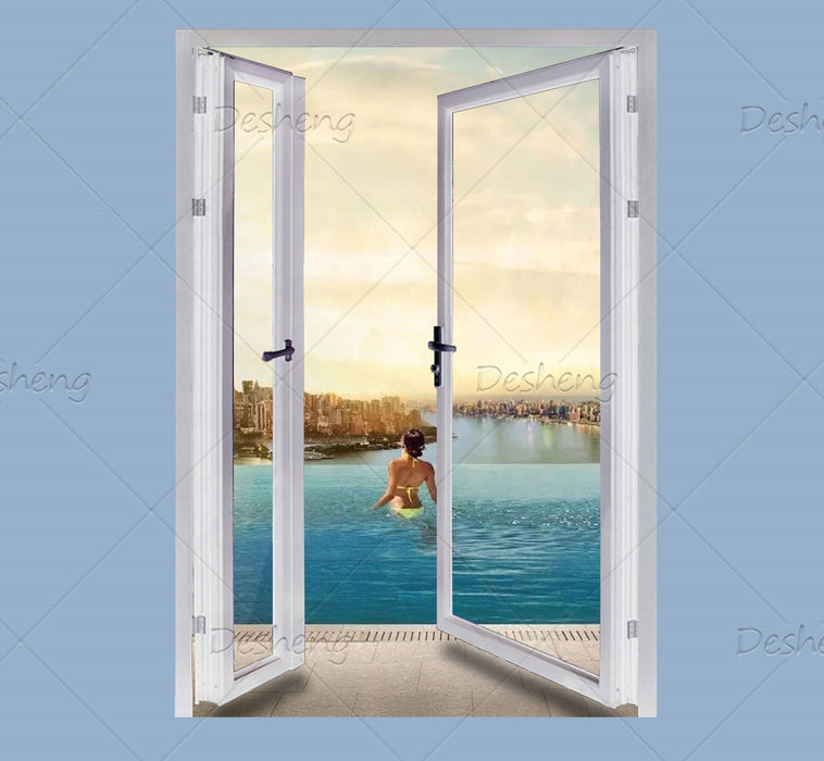 Modern Villa Good Price Main Metal Exterior Water Proof Patio Doors Contemporary Glass Door