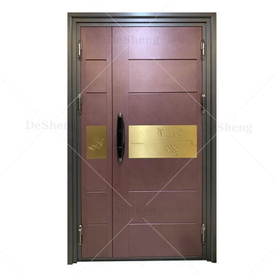 New Design Luxury Style High Quality Gates Metal Security Door With Cheap Price Exterior Steel Fireproof Doors for Houses