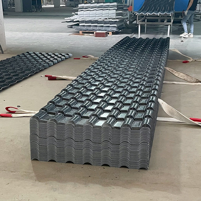 pvc roof panels sheet Color persistence thermal insulation pvc synthetic resin spanish roof tile asa pvc roof sheet for house