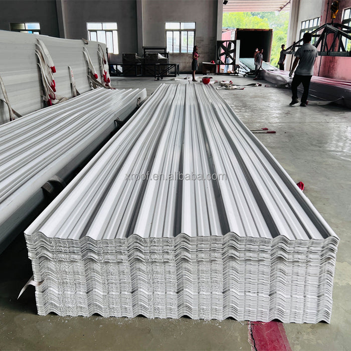 Corrosion resistance Heat insulation 25 years warranty asa pvc plastic roof tile for factory roofing
