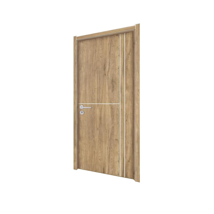 Wooden Grain Style Inside Simple Wood Door Custom Made Good Quality Bedroom Swing Wooden Room Doors