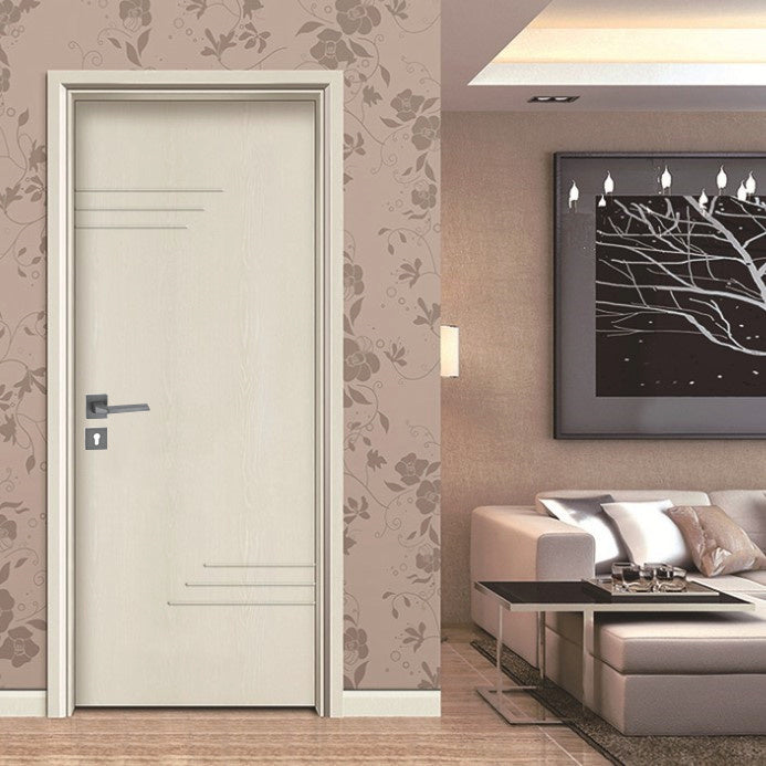 Foshan Supplier composite external door Apartment White Flat Waterproof Full Door bathroom For hotel wpc doors