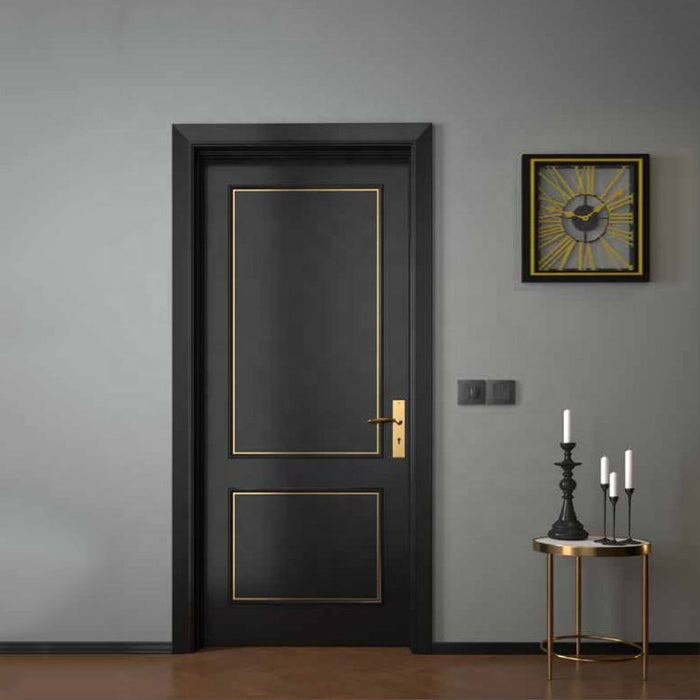 Black Solid Teak Wood Hotel Oak Flush Windows And Door Others Design Wooden Room Interior Doors
