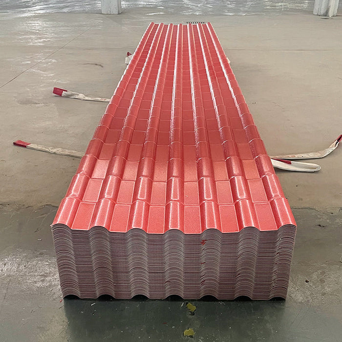 resin roof sheet Thermal insulation spanish style resin roof pvc plastic roof waterproof residential for insulation house