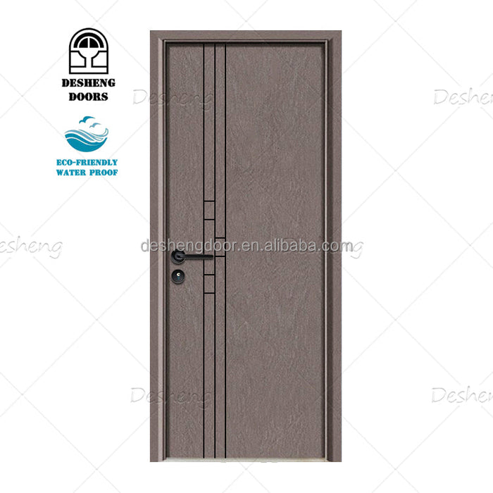 Hot Sale Apartment HDF Room Interior Door Wooden Doors Prices Solid Wood Newest Design For House
