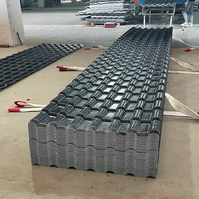 Color persistence Heat insulation synthetic resin pvc roof spanish roof tile sheets pvc asa pvc plastic roof tile for house