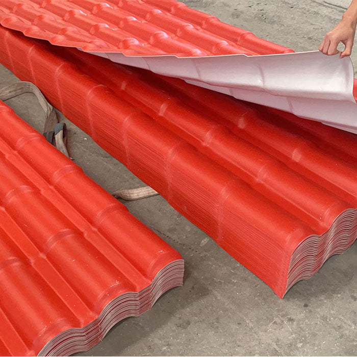 New Design Cheap Building Materials teja upvc Price Tile pvc plastic tile pvc sheet for roof