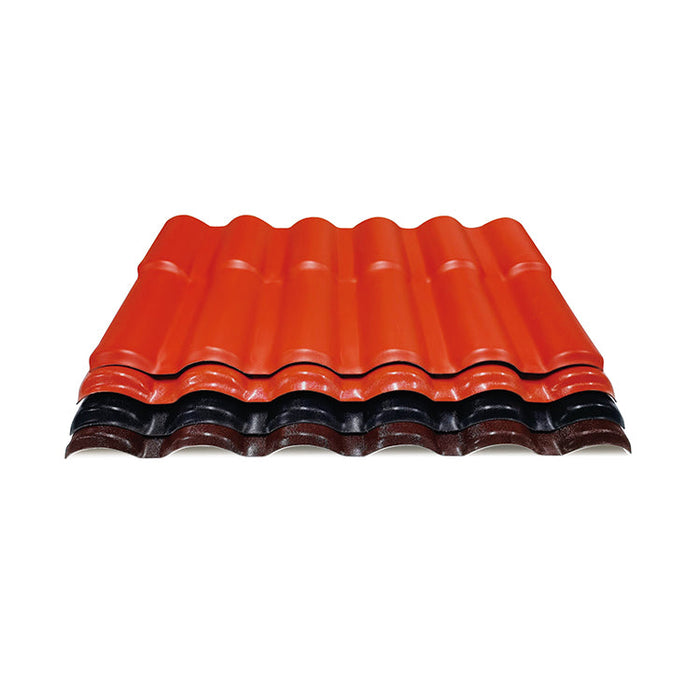Impact resistance roman style corrugated household pvc roofing sheets pvc plastic ridge tile for roof