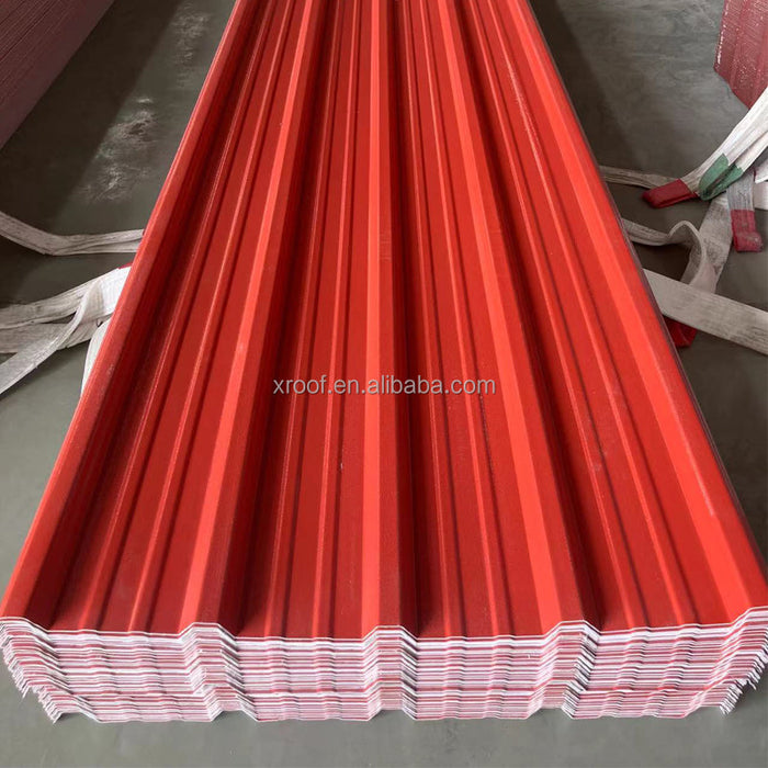 thermal insulation pvc roof tile anti-corrosion corrugated plastic pvc roofing sheet for high plant factory