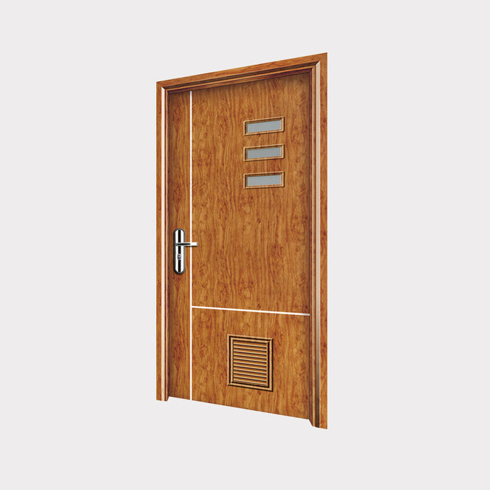 Hot Sale Waterproof Flush Door Project Wooden Apartment Hotel Room Toilet WPC For Sale Doors