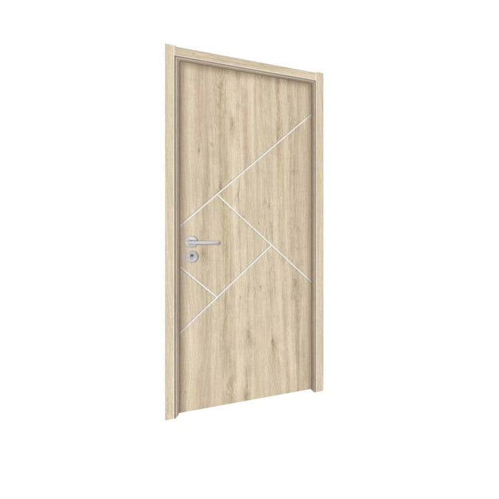 New Interior Room Water Proof Door Design Wpc Solid Wooden Doors Interior With Accessories For Sale