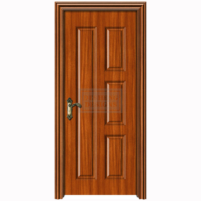 Oak Half Swing Flush Interior Hinged Wooden Door For Hotel Veneer Doors