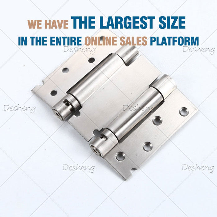 Biggest 6 Inch Two Way Free Open Heavy Duty Garden Gate Cowboy Fence Bar Door Tea Cafe House Partition Spring Hinges