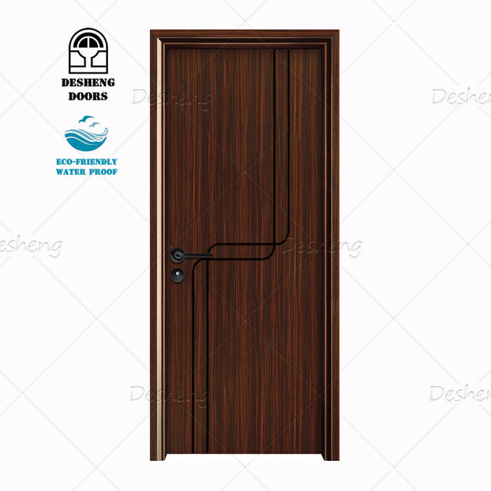 2022 New Design Best Price Wood Plastic Composite Interior Modern Design Indoor Door