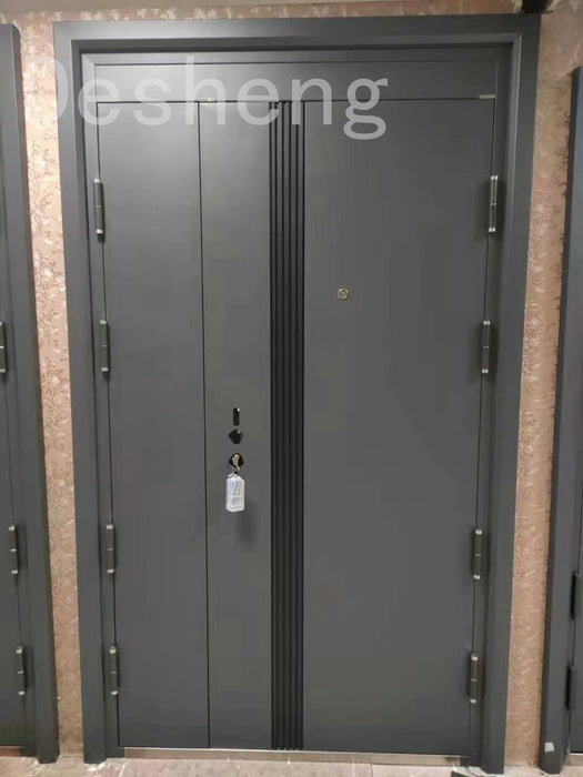 Security Doors Others Apartment Security Steel Entrance Steel Entry Door Exterior Waterproof Swing Graphic Design Interior Door